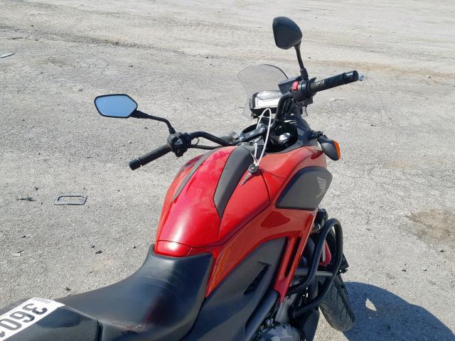 JH2RC6355DK100590 - 2013 HONDA NC700X RED photo 5