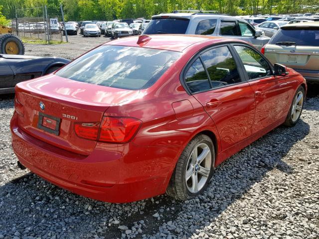 WBA3C1C5XCF431848 - 2012 BMW 328 I SULE RED photo 4