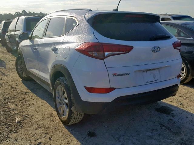 KM8J33A45HU494967 - 2017 HYUNDAI TUCSON LIM WHITE photo 3