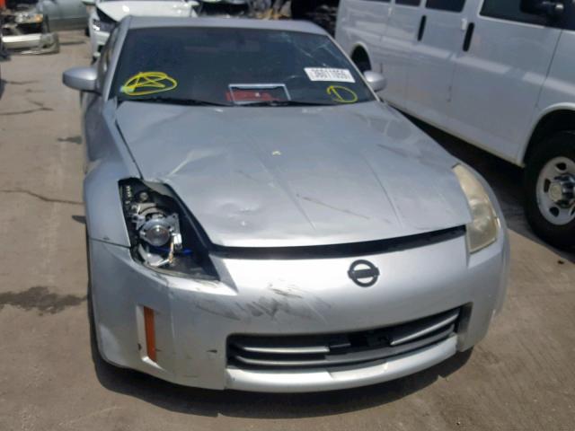 JN1AZ34D36M301164 - 2006 NISSAN 350Z COUPE SILVER photo 9