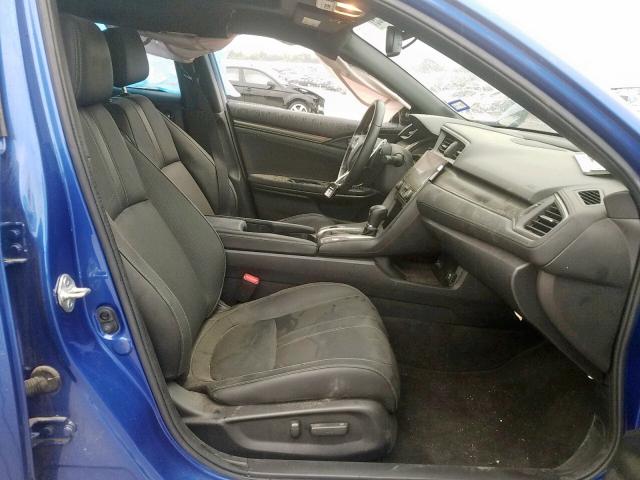 SHHFK7H96JU203217 - 2018 HONDA CIVIC SPOR BLUE photo 5