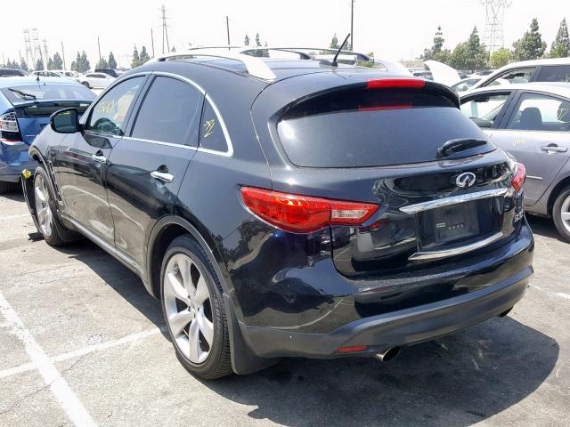 JNRBS18W49M201035 - 2009 INFINITI FX50 BLACK photo 3