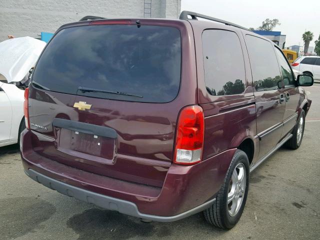 1GNDV23167D176211 - 2007 CHEVROLET UPLANDER L 紫色 照片 4