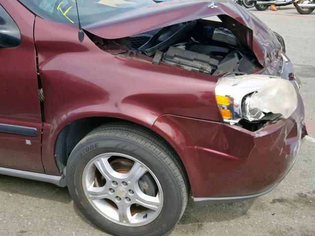 1GNDV23167D176211 - 2007 CHEVROLET UPLANDER L 紫色 照片 9