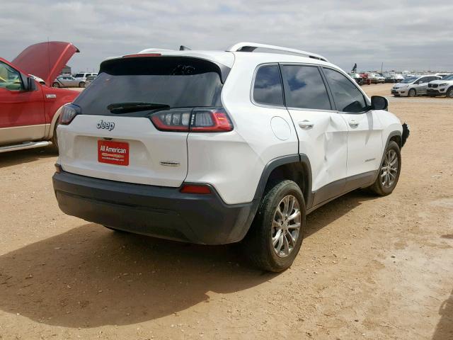 1C4PJLLB1KD110996 - 2019 JEEP CHEROKEE L WHITE photo 4