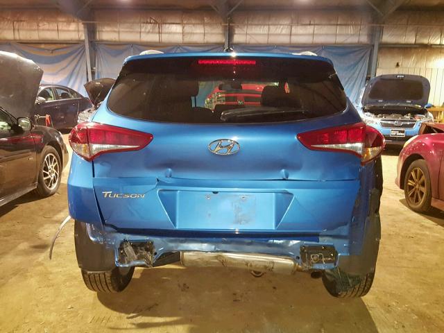 KM8J33A49GU126743 - 2016 HYUNDAI TUCSON LIM BLUE photo 9