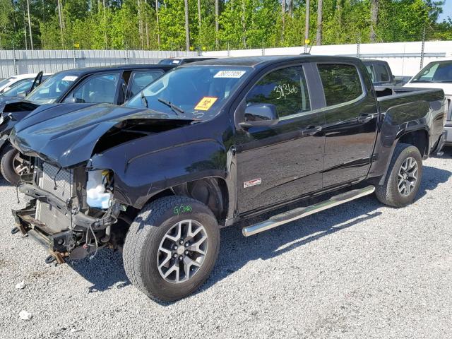 1GTG6CE39G1146340 - 2016 GMC CANYON SLE BLACK photo 2