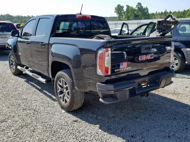 1GTG6CE39G1146340 - 2016 GMC CANYON SLE BLACK photo 3