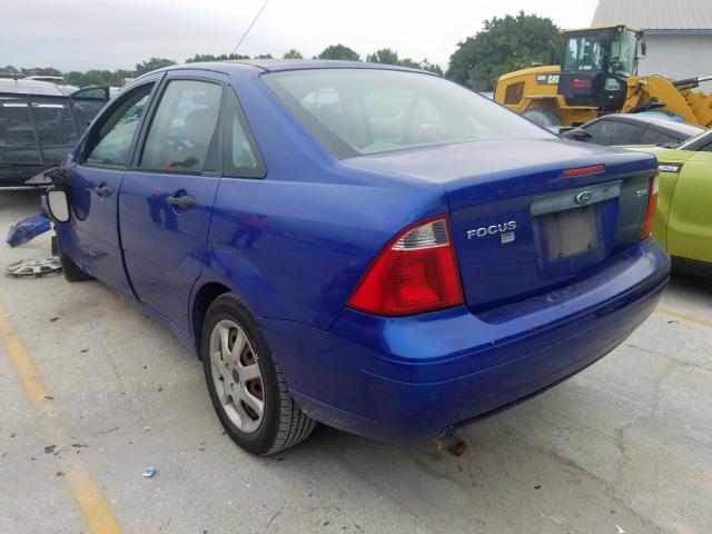 1FAFP34N05W249602 - 2005 FORD FOCUS ZX4  photo 3