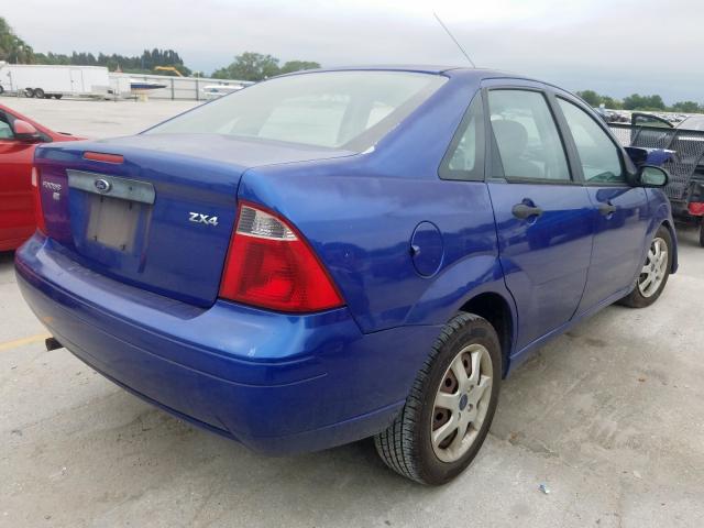 1FAFP34N05W249602 - 2005 FORD FOCUS ZX4  photo 4