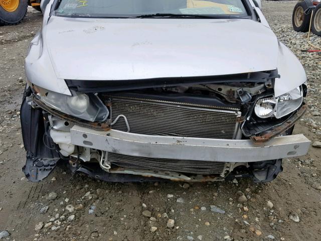 2HGFA16918H343105 - 2008 HONDA CIVIC EXL SILVER photo 9