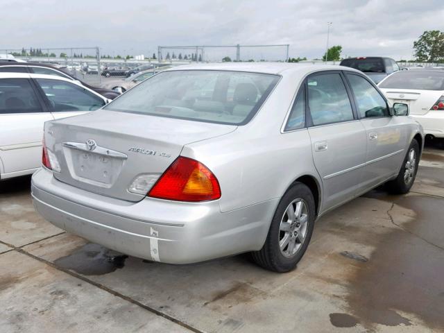 4T1BF28B11U158264 - 2001 TOYOTA AVALON XL GRAY photo 4