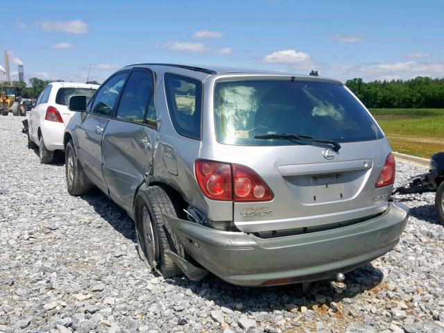 JT6HF10U6Y0158775 - 2000 LEXUS RX 300 SILVER photo 3