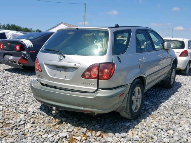 JT6HF10U6Y0158775 - 2000 LEXUS RX 300 SILVER photo 4