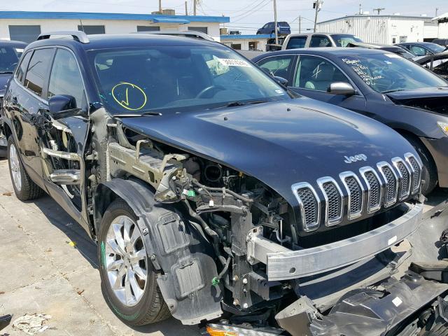 1C4PJLDBXEW301632 - 2014 JEEP CHEROKEE L BLACK photo 1