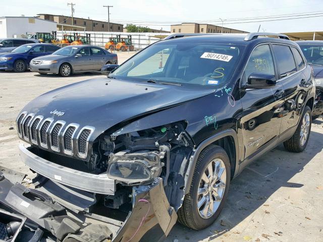 1C4PJLDBXEW301632 - 2014 JEEP CHEROKEE L BLACK photo 2