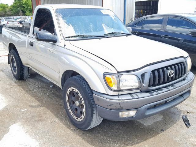 5TENL42N43Z263187 - 2003 TOYOTA TACOMA SILVER photo 1