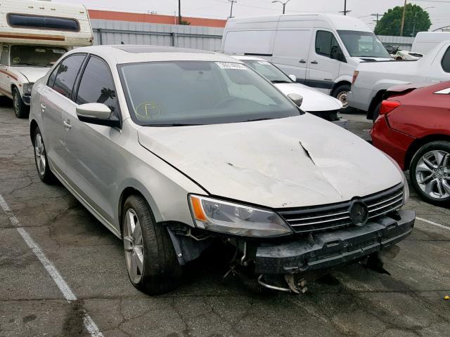 3VWLL7AJ8CM331167 - 2012 VOLKSWAGEN JETTA TDI SILVER photo 1