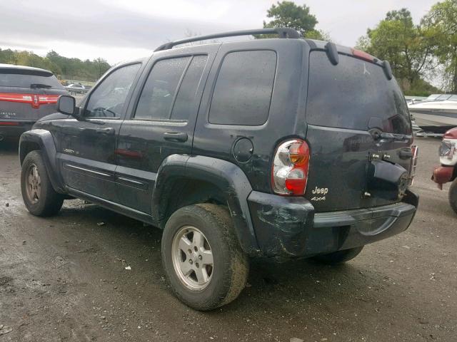 1J8GL58K42W254408 - 2002 JEEP LIBERTY LI BLACK photo 3