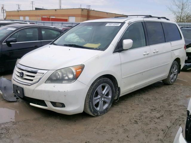 5FNRL38818B001942 - 2008 HONDA ODYSSEY TO WHITE photo 2