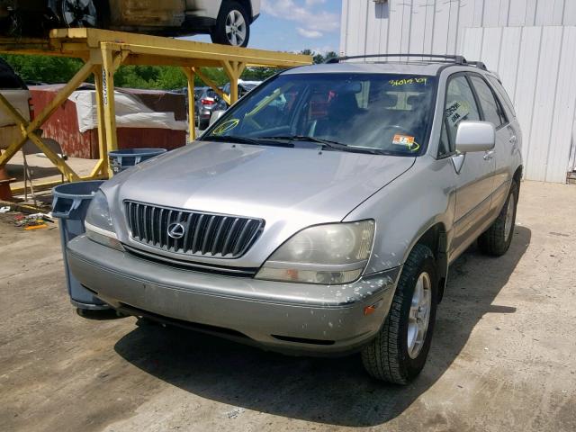 JT6HF10U4Y0164803 - 2000 LEXUS RX 300 SILVER photo 2