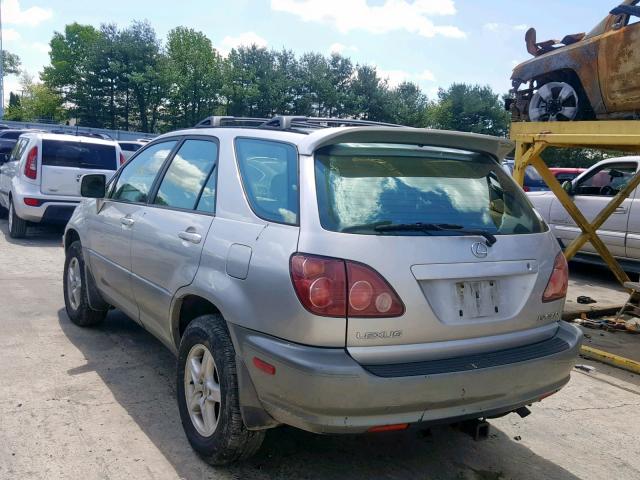 JT6HF10U4Y0164803 - 2000 LEXUS RX 300 SILVER photo 3