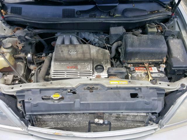 JT6HF10U4Y0164803 - 2000 LEXUS RX 300 SILVER photo 7