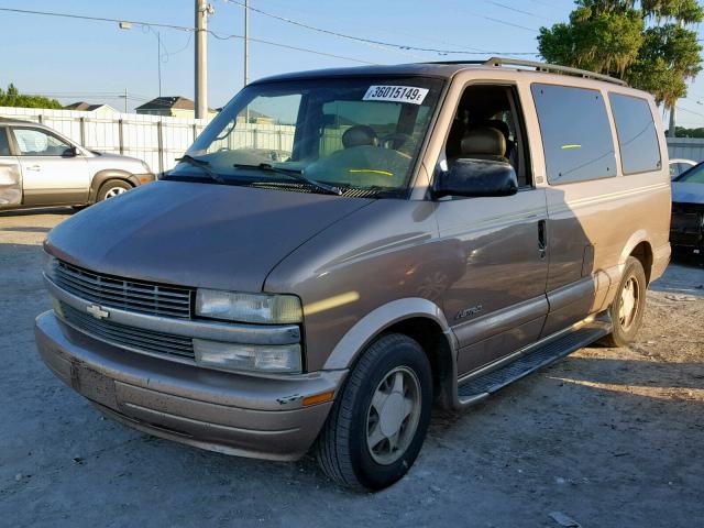 1GNDM19X42B122273 - 2002 CHEVROLET ASTRO BROWN photo 2