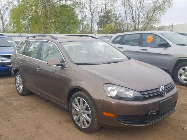 3VWPL7AJ8DM626661 - 2013 VOLKSWAGEN JETTA TDI BROWN photo 1