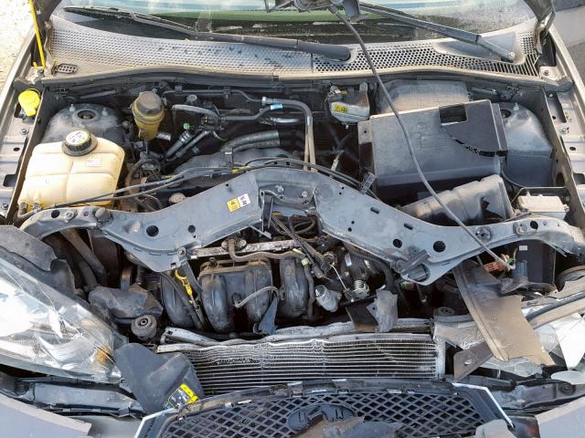 1FAFP34N15W317454 - 2005 FORD FOCUS ZX4 GRAY photo 7