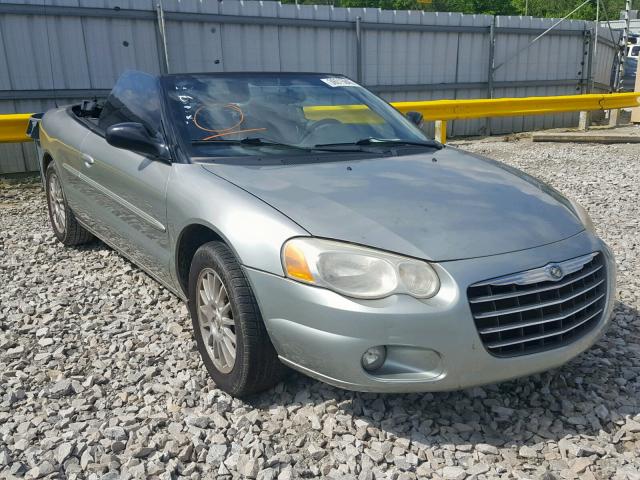 1C3EL55R34N406434 - 2004 CHRYSLER SEBRING LX SILVER photo 1