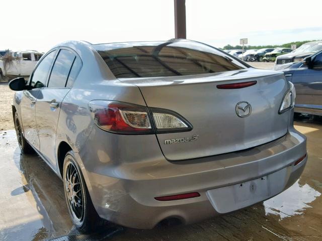 JM1BL1UF8C1545771 - 2012 MAZDA 3 I SILVER photo 3