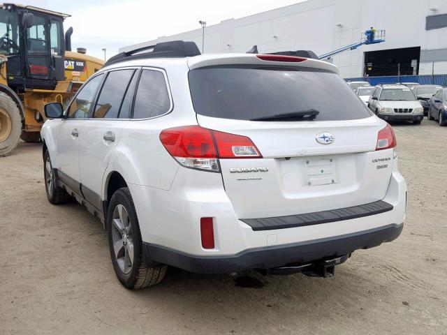 4S4BRDSC5D2271624 - 2013 SUBARU OUTBACK 3. WHITE photo 3