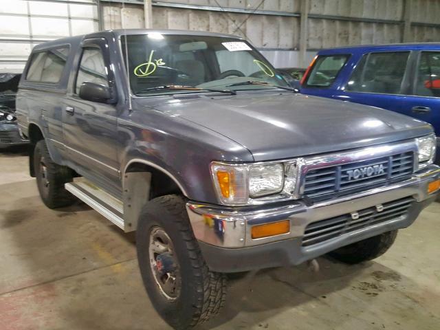 JT4RN01P3M0021578 - 1991 TOYOTA PICKUP 1/2 BLUE photo 1