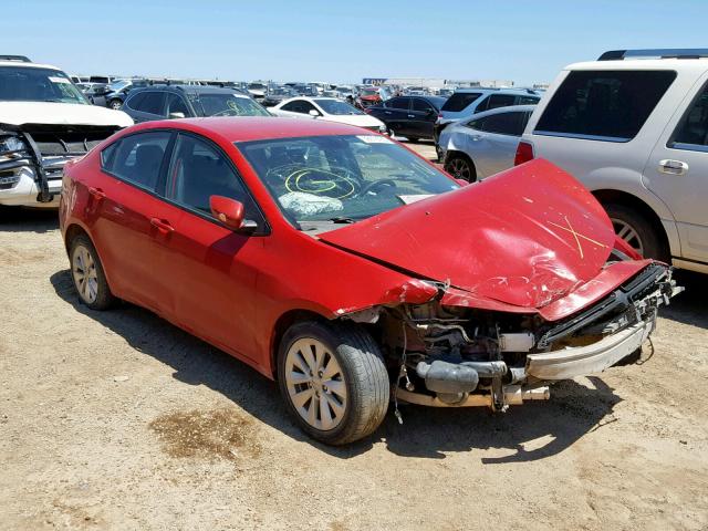 1C3CDFBB4ED822226 - 2014 DODGE DART SXT RED photo 1