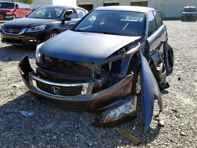 1HGCP2F46AA028204 - 2010 HONDA ACCORD LXP GRAY photo 2