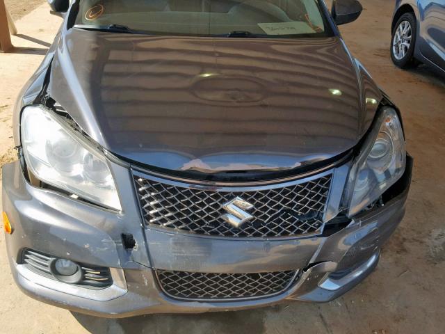 JS2RF9A85B6110708 - 2011 SUZUKI KIZASHI SP GRAY photo 7