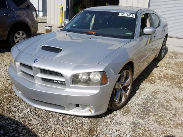 2B3KA73W77H723074 - 2007 DODGE CHARGER SR SILVER photo 2