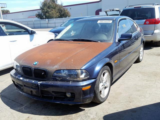 WBABN33462JW60726 - 2002 BMW 325 CI  photo 2