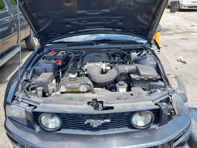 1ZVHT82H195128451 - 2009 FORD MUSTANG GT GRAY photo 7