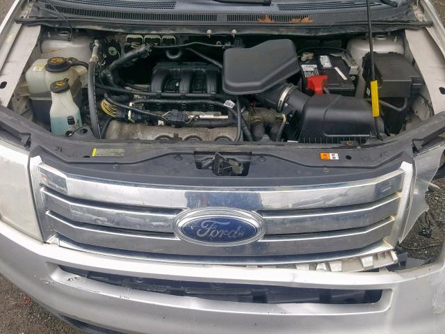 2FMDK3JC5ABA27437 - 2010 FORD EDGE SEL SILVER photo 7