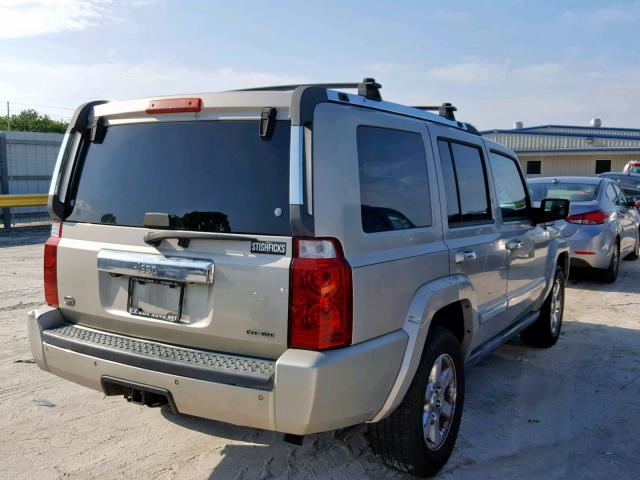 1J8HH68258C117077 - 2008 JEEP COMMANDER BEIGE photo 4