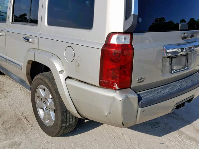 1J8HH68258C117077 - 2008 JEEP COMMANDER BEIGE photo 9