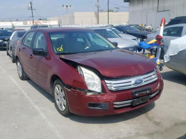 3FAHP06Z67R136329 - 2007 FORD FUSION S BURGUNDY photo 1