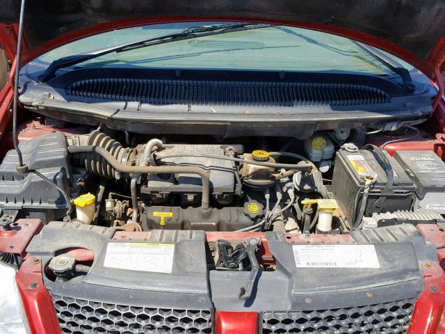 2B4GP44341R394774 - 2001 DODGE GRAND CARA MAROON photo 7