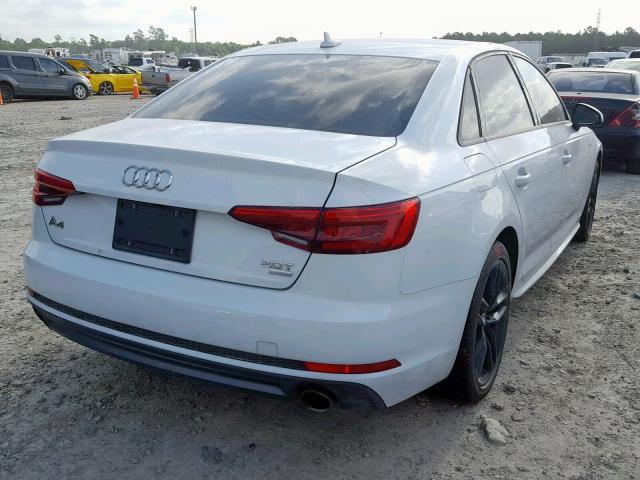 WAUKMAF4XHN058173 - 2017 AUDI A4 ULTRA P WHITE photo 4