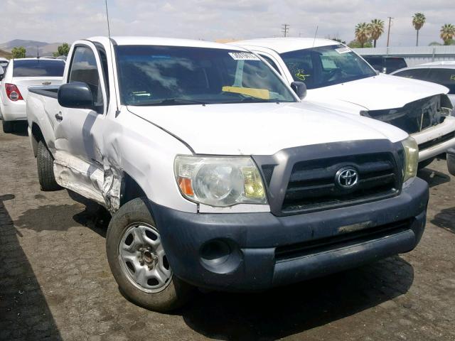 5TENX22N68Z531673 - 2008 TOYOTA TACOMA WHITE photo 1