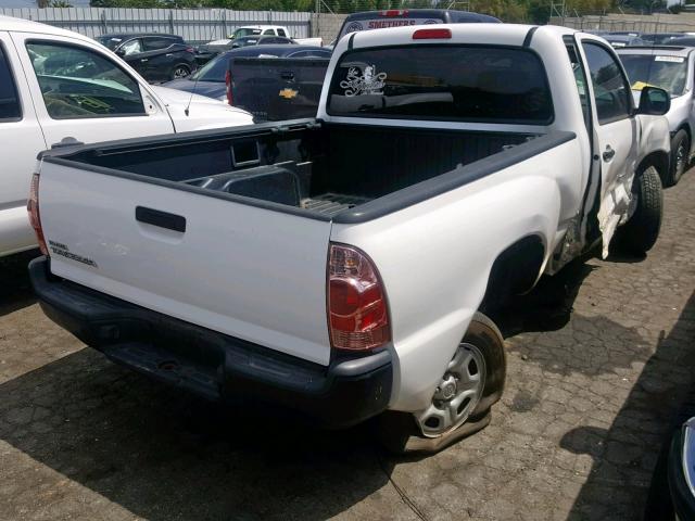 5TENX22N68Z531673 - 2008 TOYOTA TACOMA WHITE photo 4