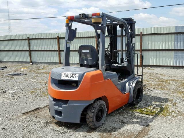 10292 - 2007 TOYOTA FORKLIFT ORANGE photo 4