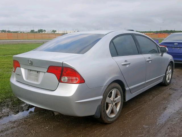 1HGFA169X8L066151 - 2008 HONDA CIVIC EXL SILVER photo 4